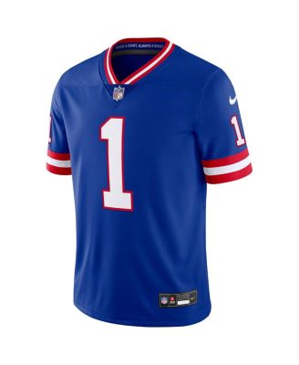 Men's Malik Nabers Royal New York Giants Alternate 2 Legacy Vapor Untouchable Limited Jersey
