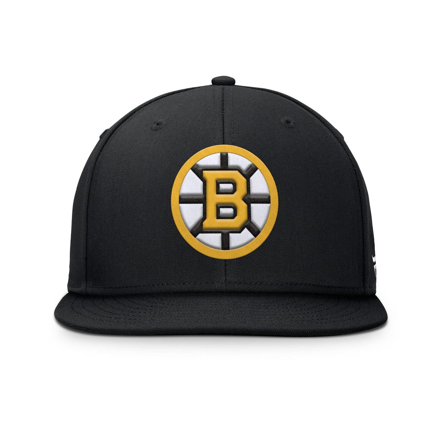 Men's Black Boston Bruins Primary Logo Snapback Hat