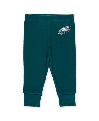 Baby Boys and Girls Newborn 3-Piece Philadelphia Eagles Turn Me Around Bodysuits and Pant Set