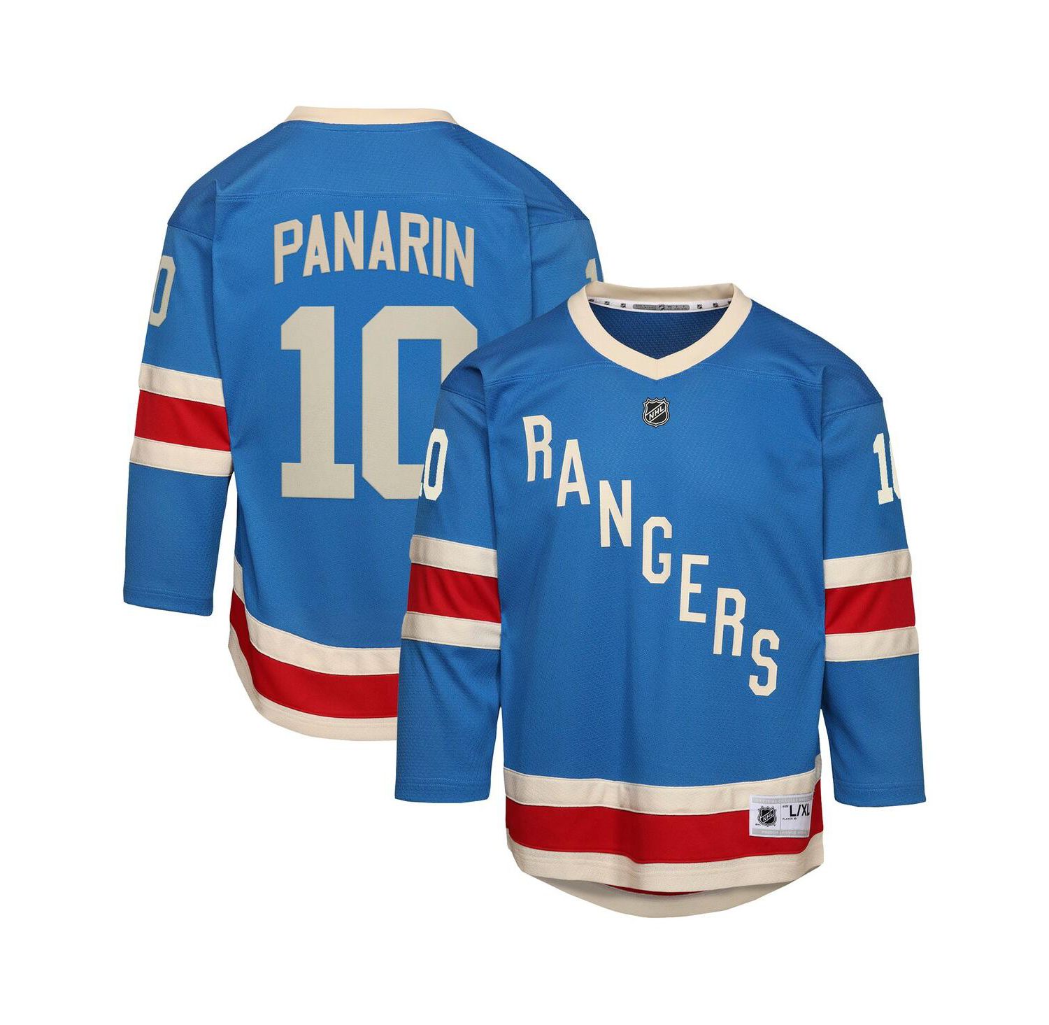 Big Boys and Girls Artemi Panarin Blue New York Rangers Centennial Replica Jersey