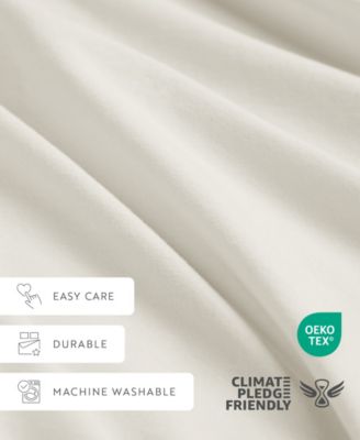 Ultra Soft Percale Cotton 4-Pc. Sheet Set, Queen