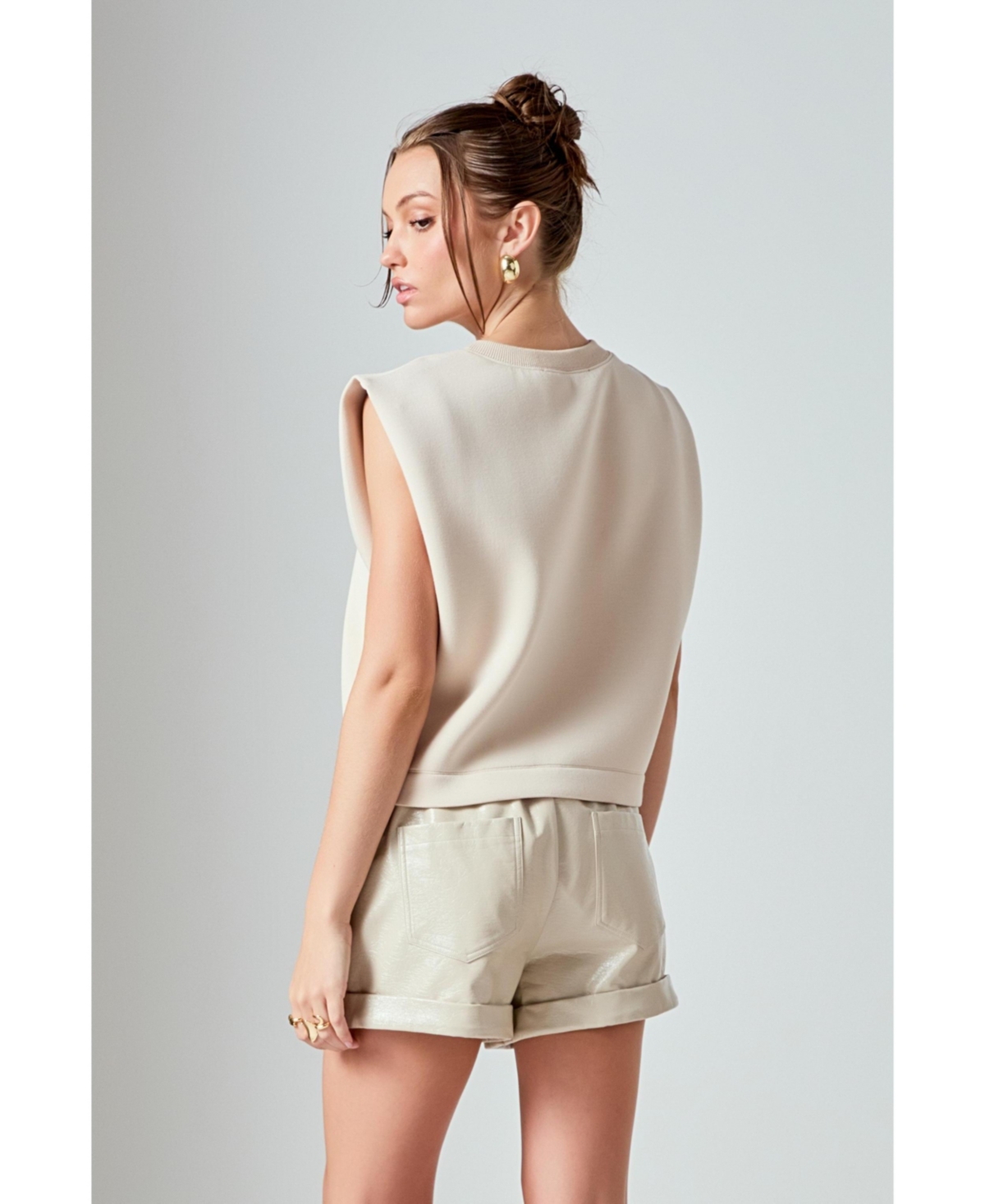 Grey Lab Women's Soft Basic Top
