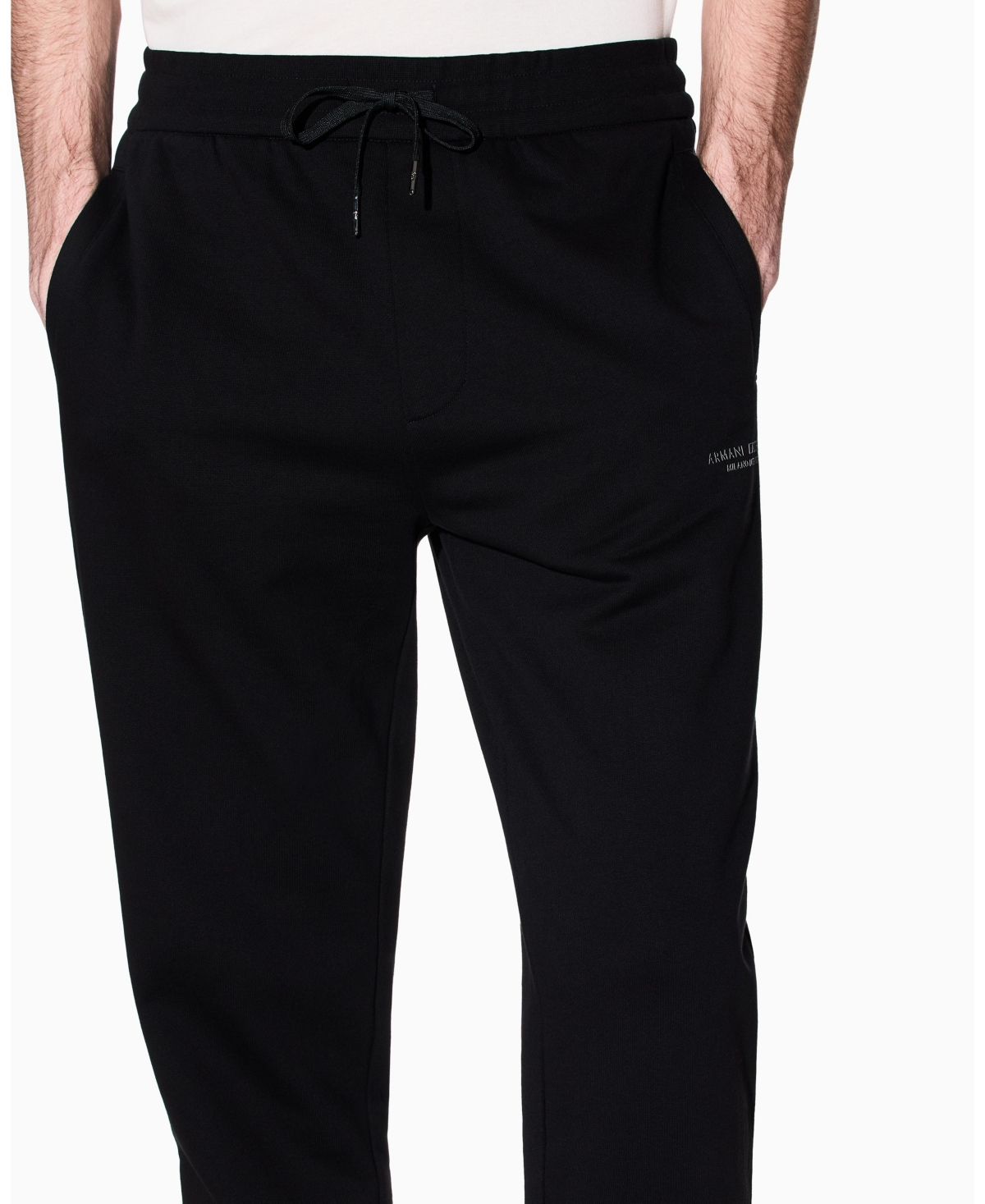 A|X Armani Exchange Men's Milan Ny Fleece Pants