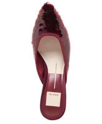 Women's Cleo Sequin Pointed Toe Mule Pumps