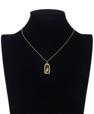 Winnie the Pooh Crystal Pendant Necklace