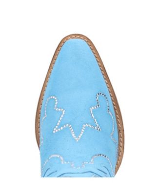 Women's Tiny Pony Suede Leather Bootie