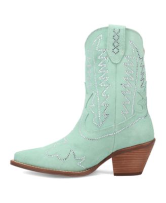 Women's Tiny Pony Suede Leather Bootie