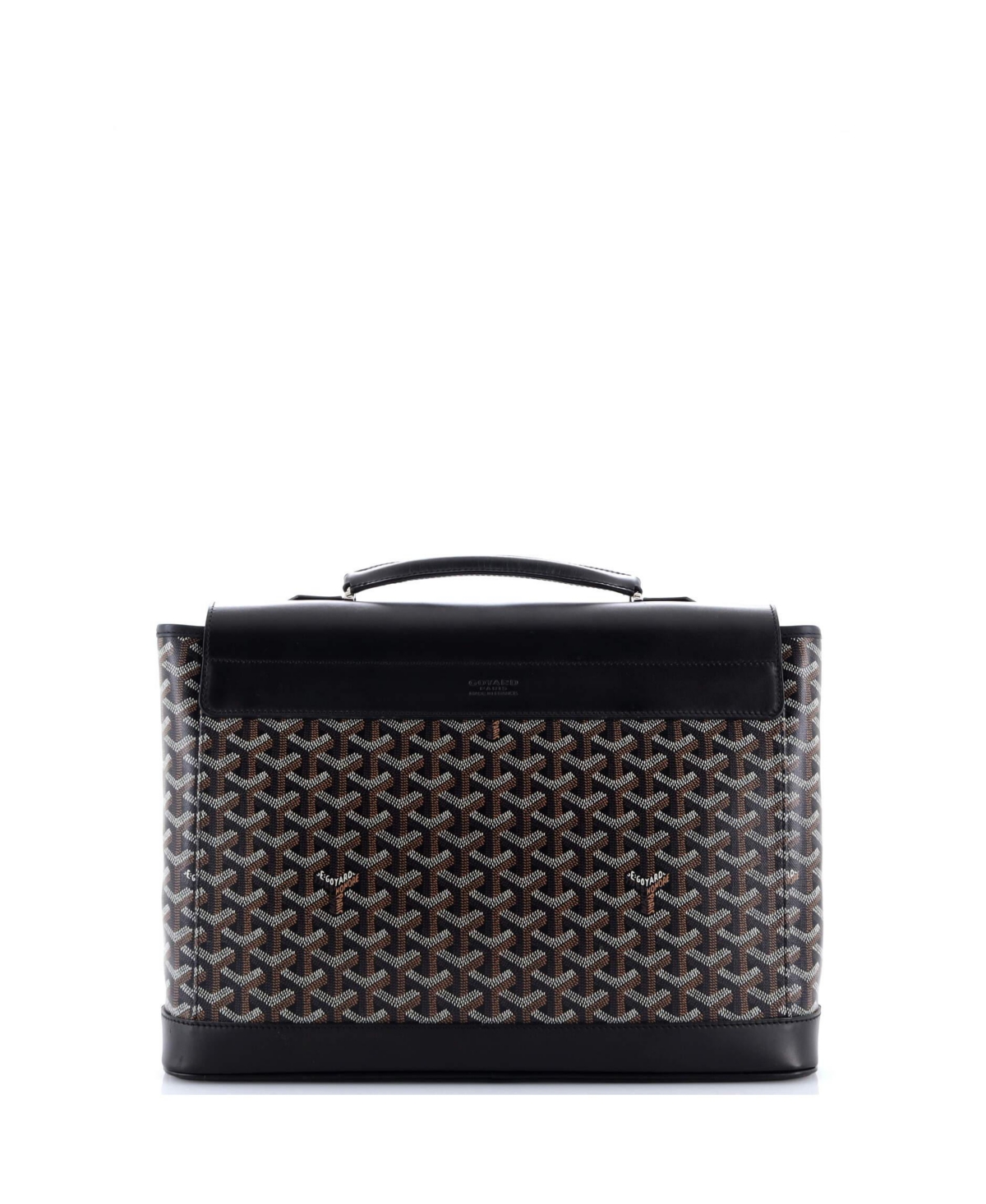 Pre-Owned Goyard Citadin Messenger Briefcase Coated Canvas