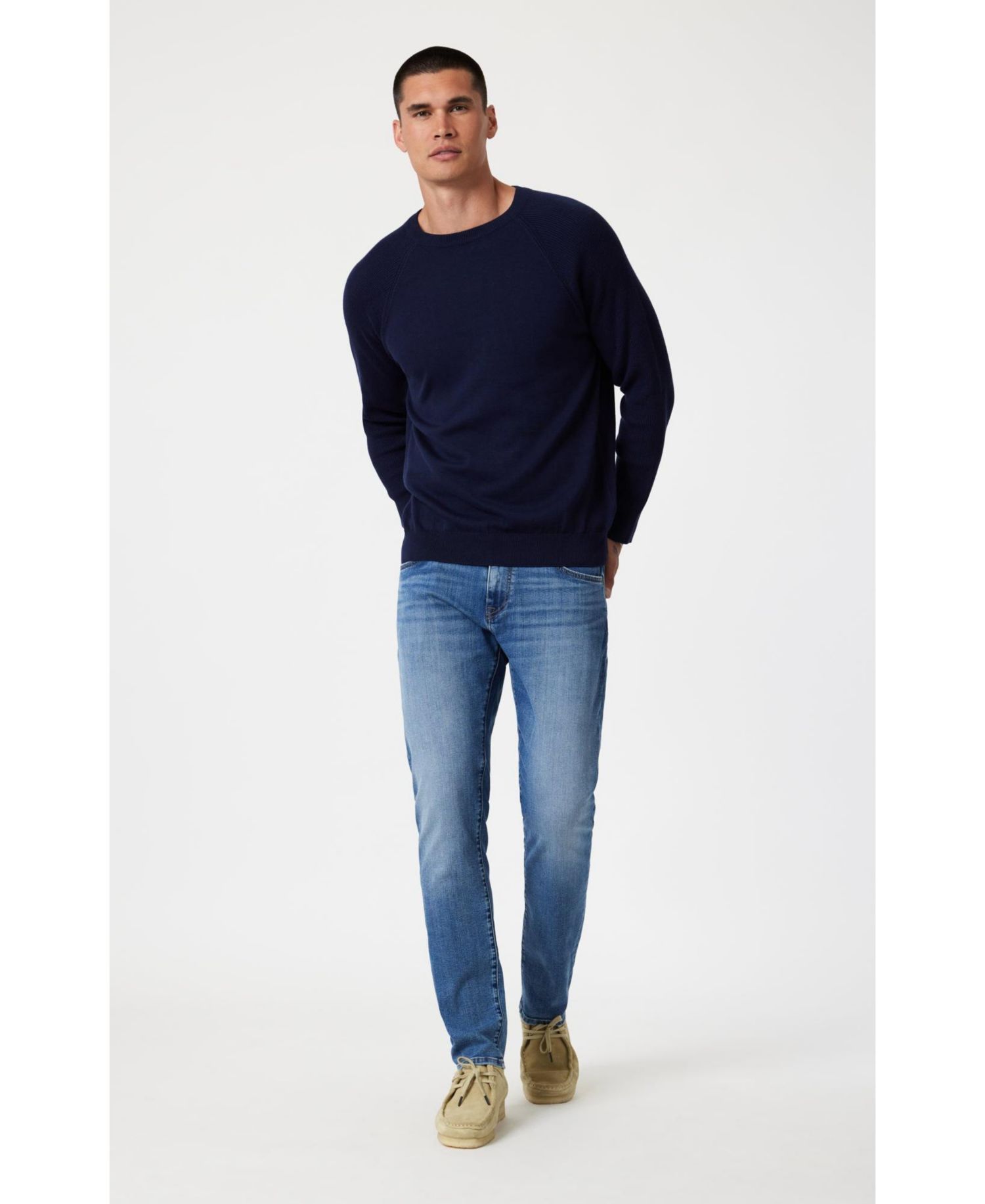 Men's Jake Regular Rise Skinny Leg In Mid Brushed Nashville