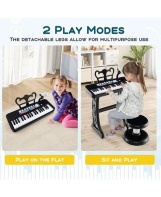 Kids Piano Keyboard 37-Key Kids Toy Keyboard Piano with Microphone for 3+ Kids