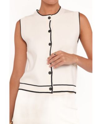 Women's Jules Knitted Pant Set - White