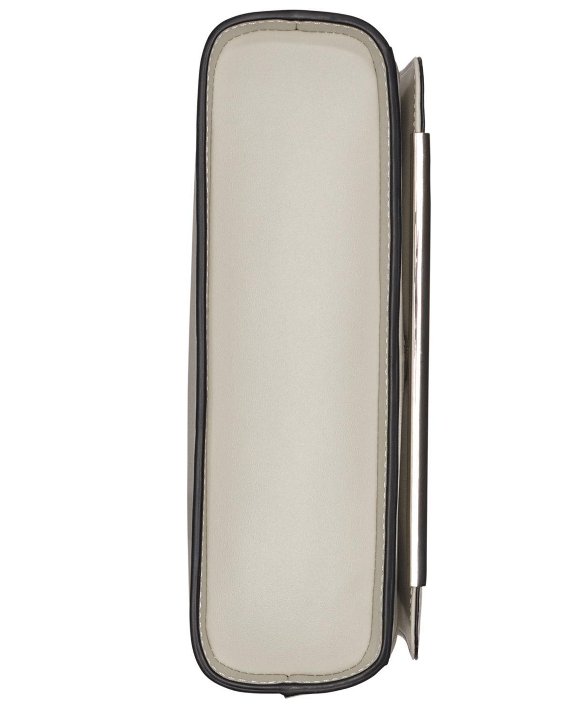 Macy's Alia Croc Magnetic Snap Shoulder Bag In Gray