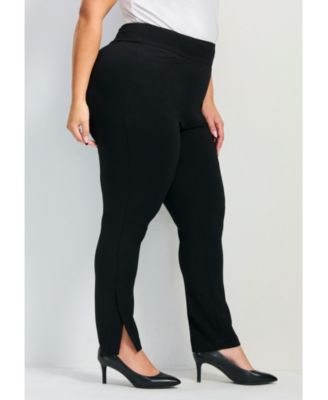 Women's Eva Split Detail Ponte Pant