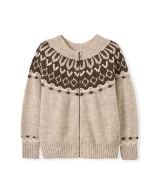 Women's Brit Wool Chevron Yoke Cardi