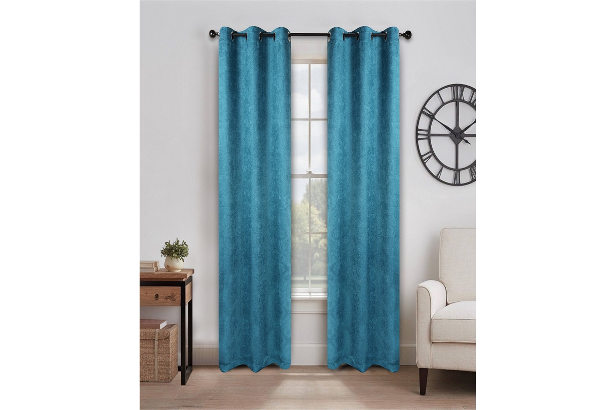 Superior Senna Textured Blackout Curtain Set of 2 Panels