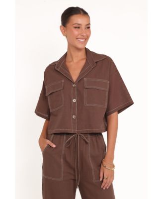 Women's Jill Pant Set - Chocolate