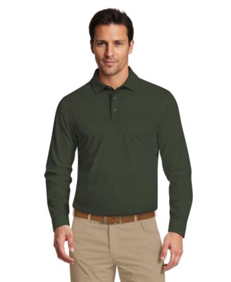 PGA TOUR - Men's FineLine Long-Sleeve Polo Shirt
