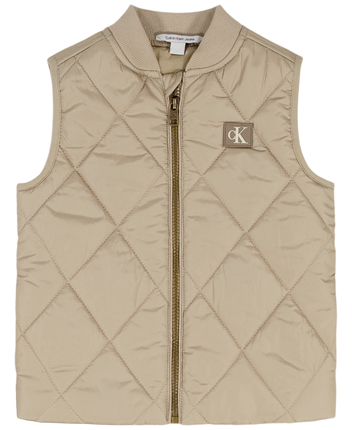 Calvin Klein Boys 2t-7 3-piece Full-zip Vest, Hoodie And Joggers Set In Multi