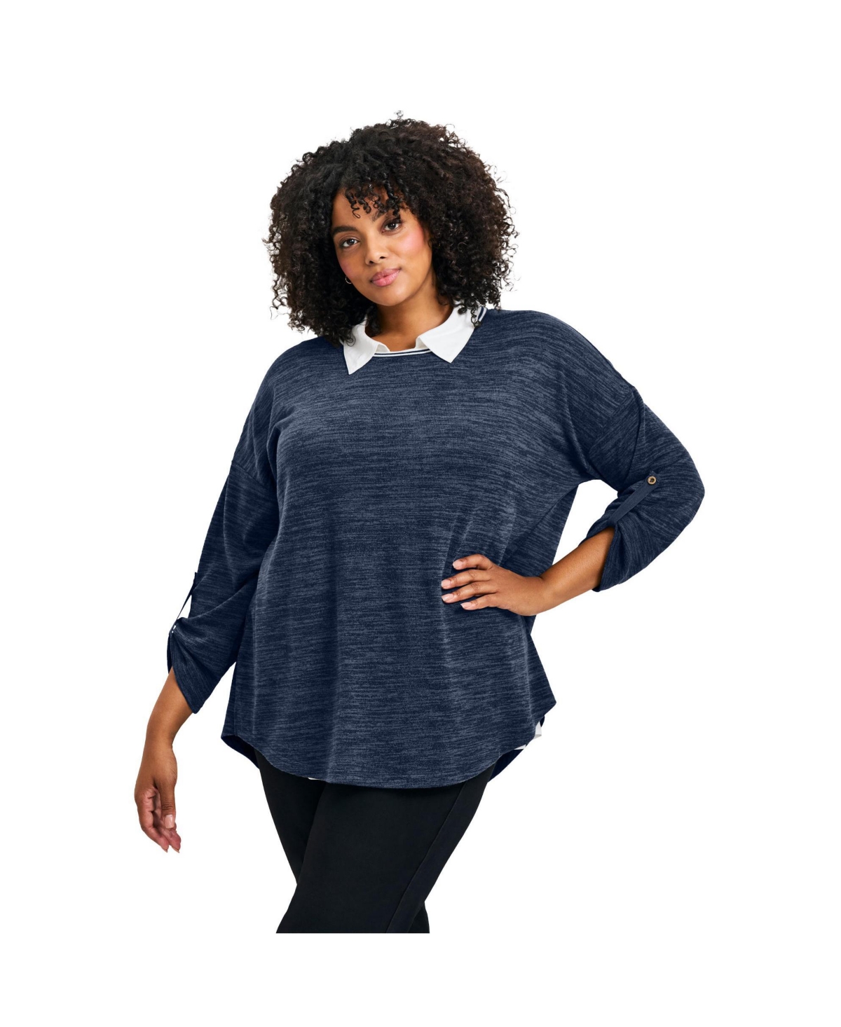 Avenue Women's Tara Twofer Hacci Top