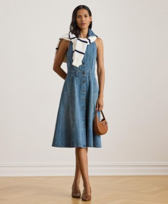 Lauren Ralph Lauren - Women's Paneled Sleeveless Shirtdress