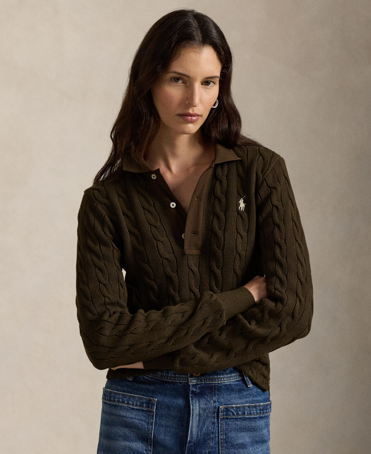 Polo Ralph Lauren Women's Cable-Knit Sweater