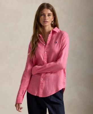 Women's Classic-Fit Linen Shirt