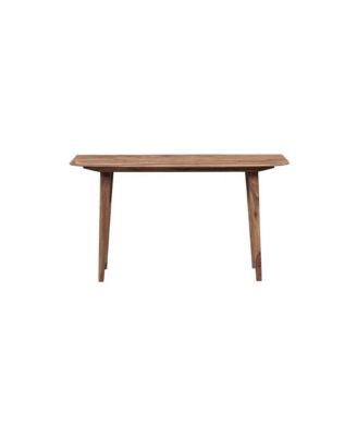 Fusion Solid Sheesham Wood Console Table, Natural