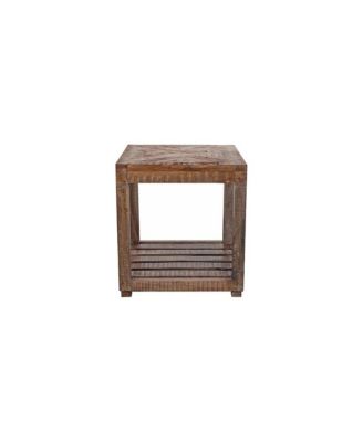 Gunnison Solid  Wood End Table, Brown