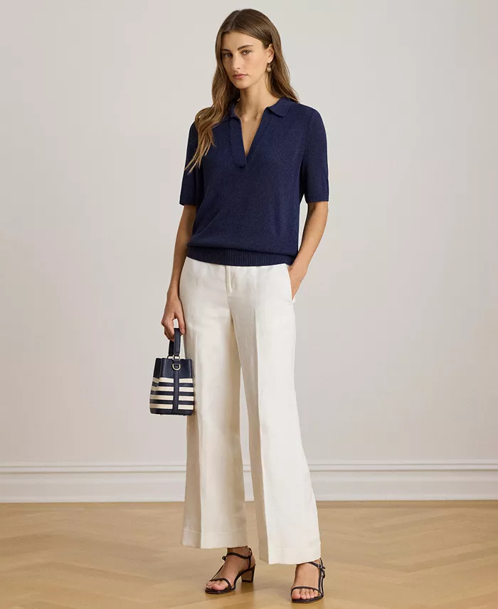 Women's Short-Sleeve Sweater - thumbnail 2