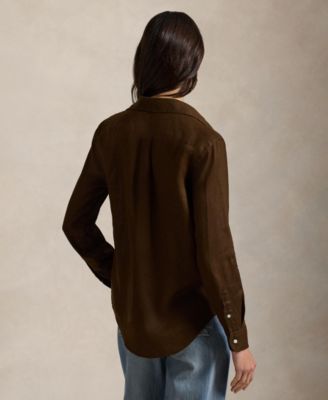 Women's Classic-Fit Linen Shirt