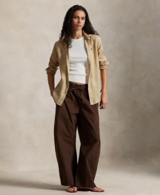 Women's Classic-Fit Linen Shirt