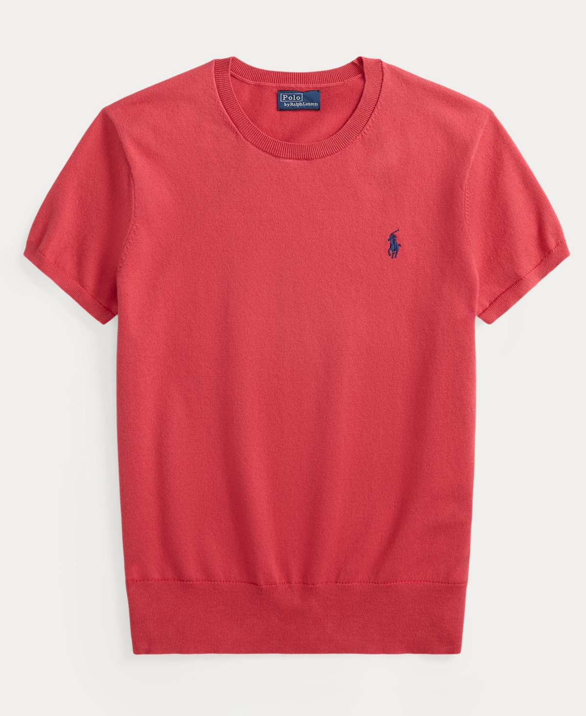 Polo Ralph Lauren Women's Short-sleeve Crewneck Sweater In Red