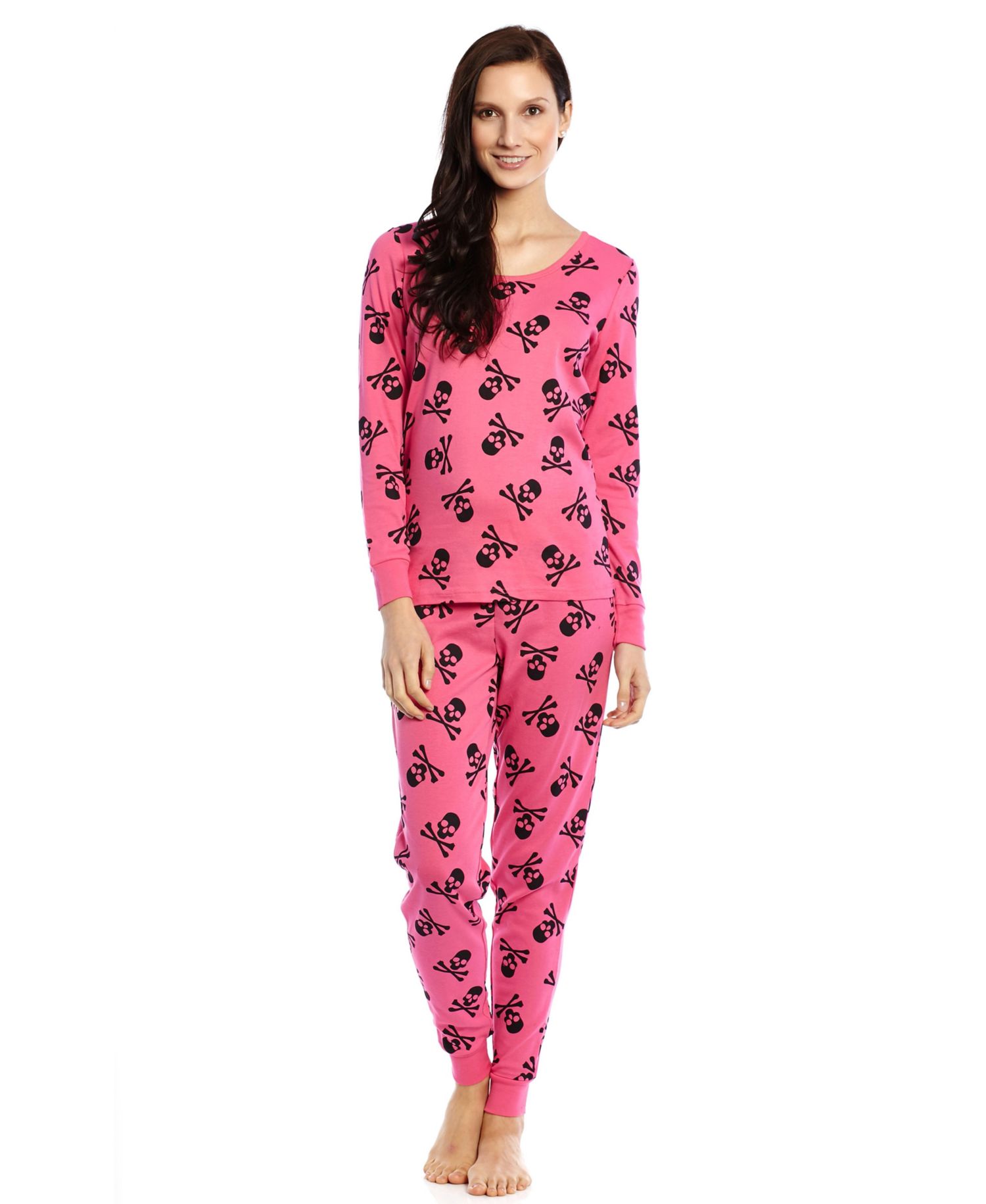Women's Two Piece Cotton Halloween Pajamas