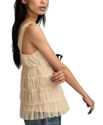 Women's Tiered Sleeveless Tank Top