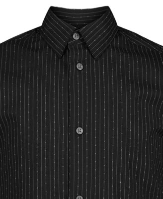 Boys' 8-20 Stretch Dobby Stripe Shirt