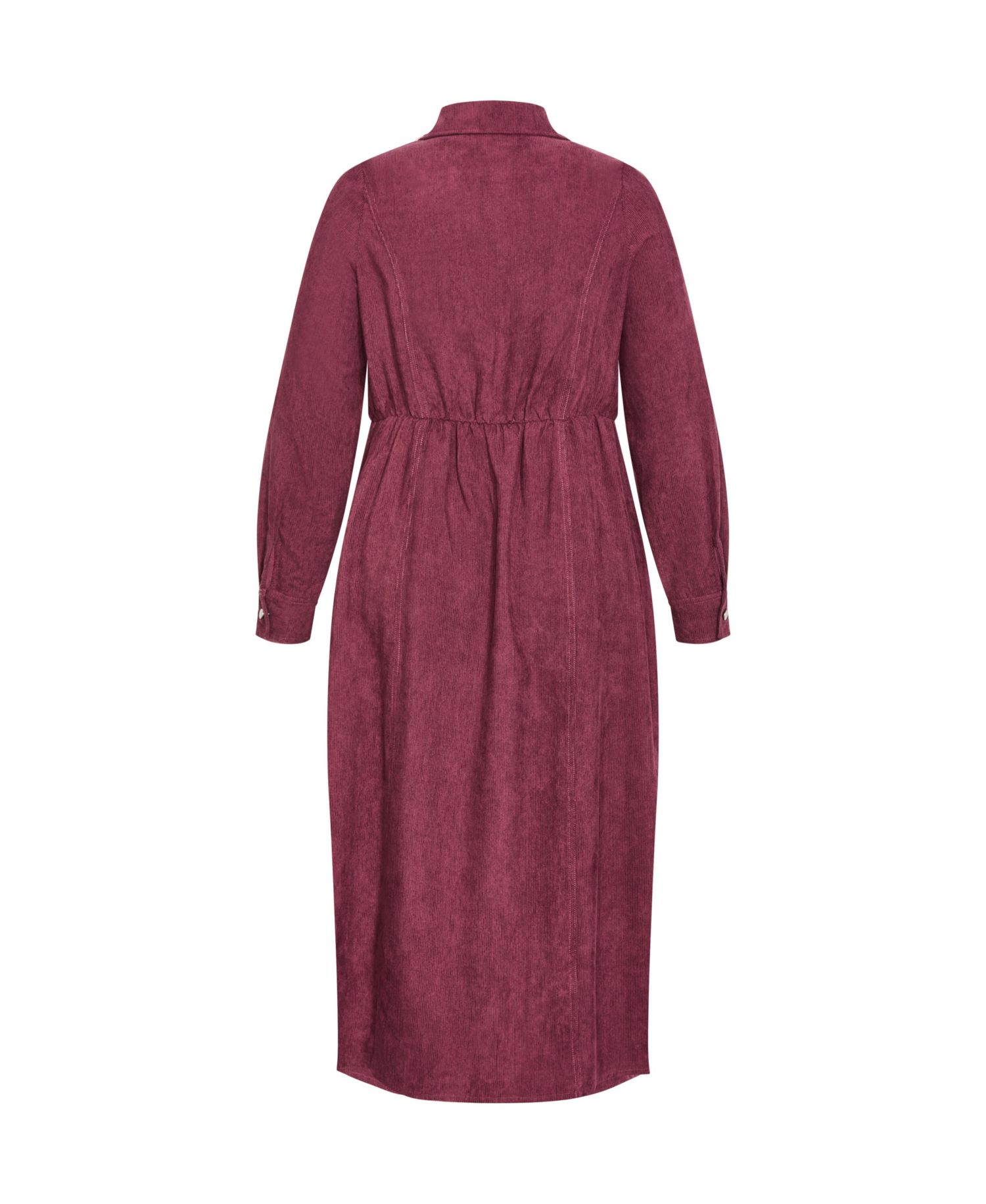 Plus Size Leia Long Sleeve Midi Dress