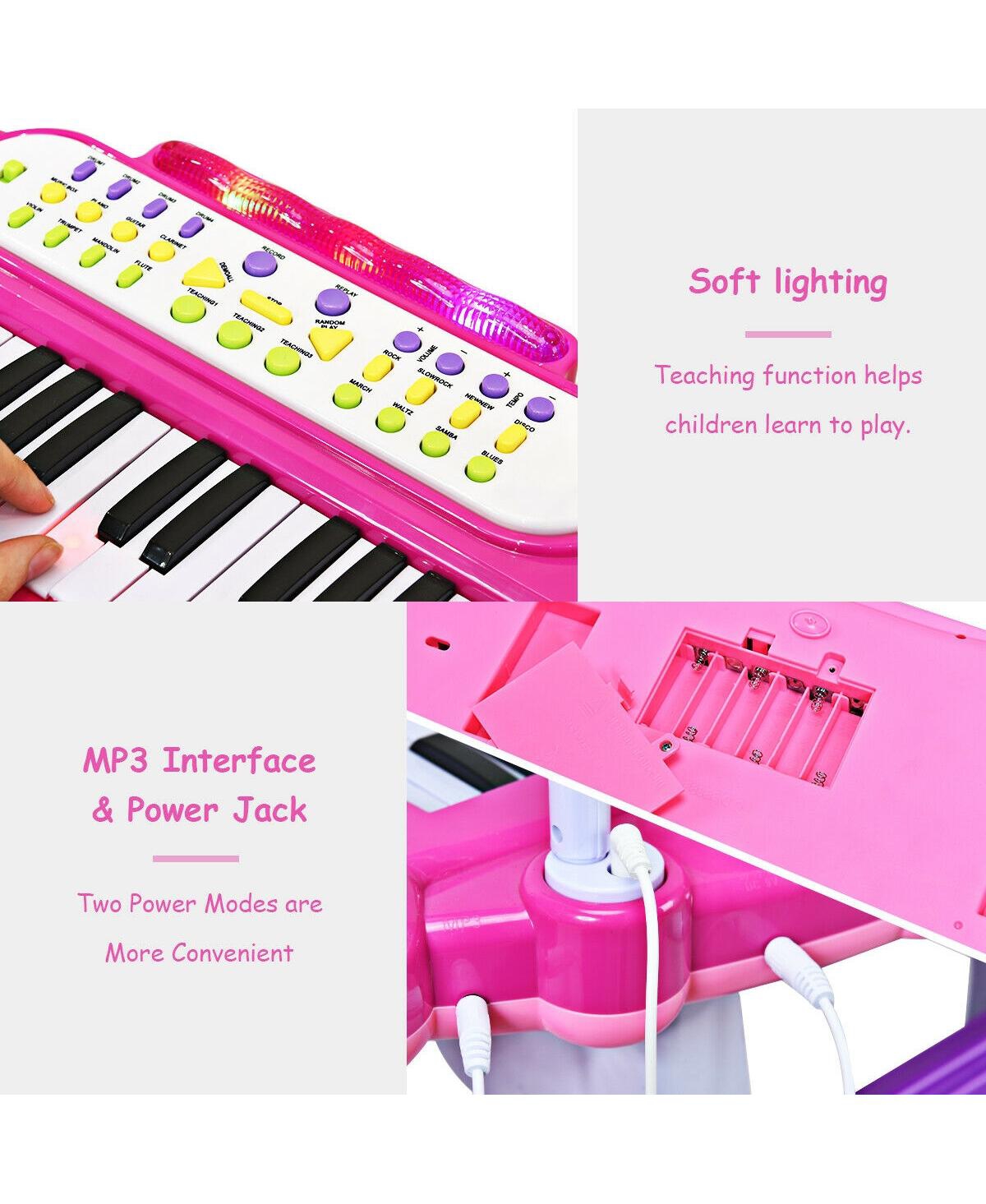 Mecale 37 Key Electronic Keyboard Kids Toy Piano