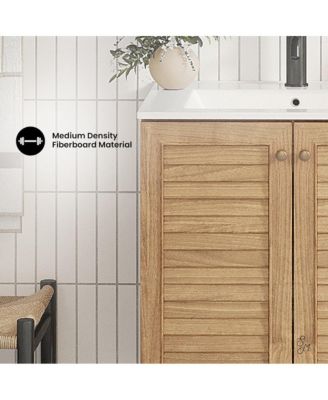 24" Bron Freestanding Bathroom Vanity with Sink Top