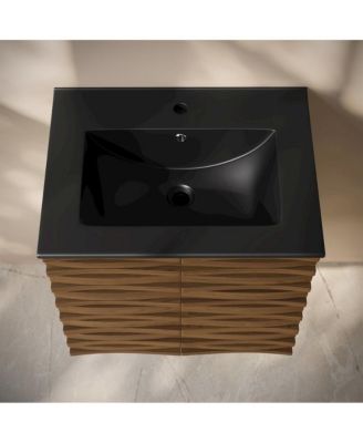 Cascade 24" Wall-Mounted Bathroom Vanity