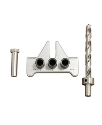 08352 1/2" Precision Dowelling Jig Kit Professional Wood Joinery Tool for Cabinet and Furniture