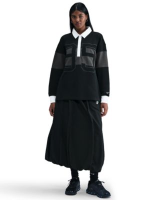 Nike - Women's Sportswear Long-Sleeve Graphic Polo Top