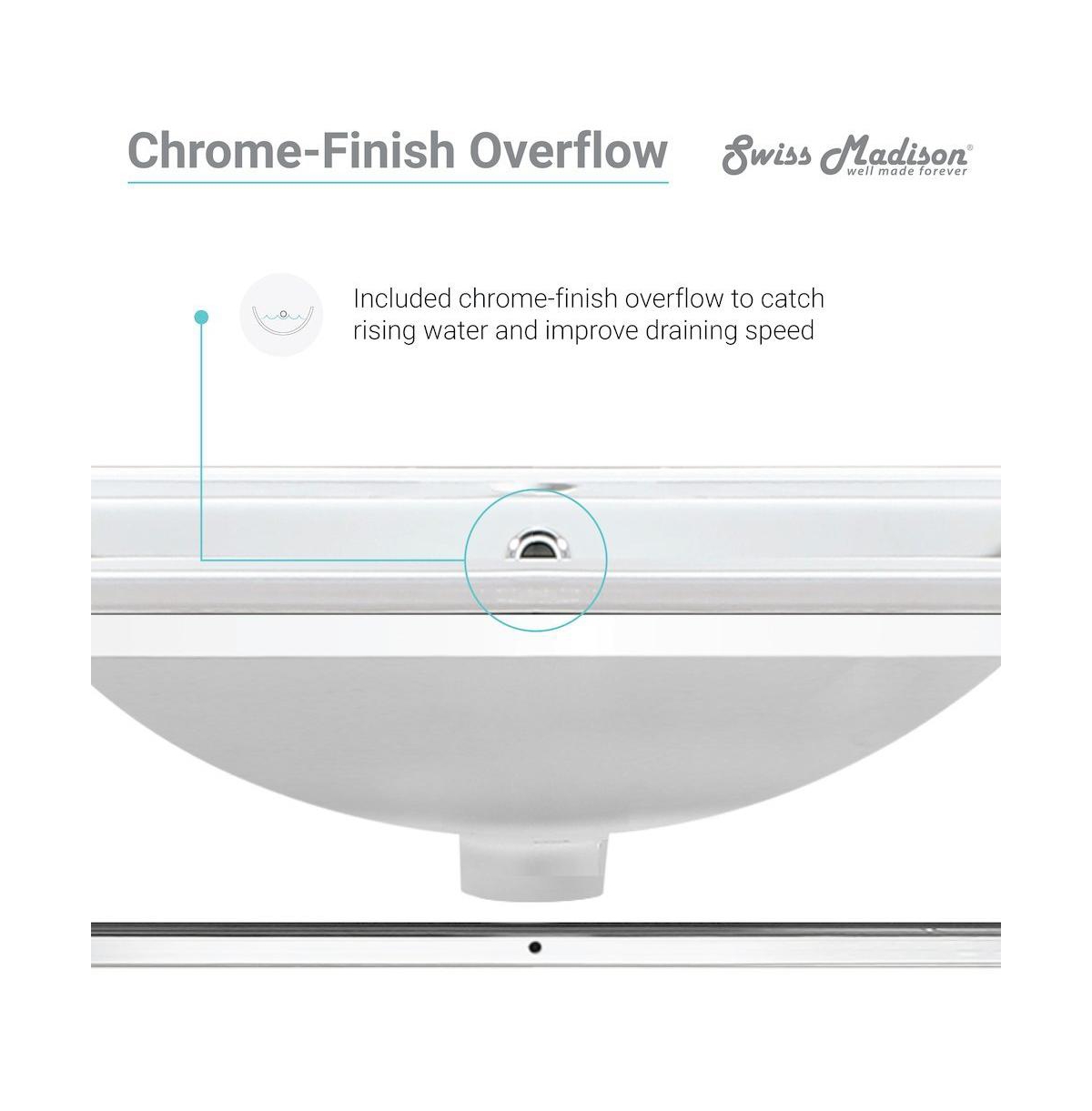 Pierre 48 Single, Open Shelf, Chrome Metal Frame Bathroom Vanity