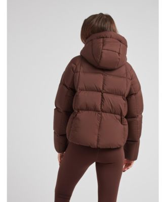 Women's Cloud Cropped Hooded Puffer Jacket