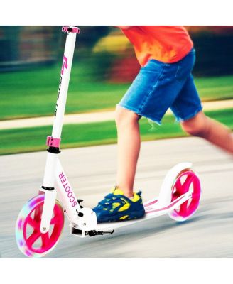 Portable Folding Sports Kick Scooter with LED Wheels