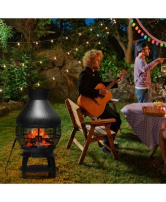 Patio Wood Burning Chimneys Fireplace