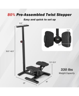 Steppers for Exercise Twist Stair Stepper Workout Equipmen