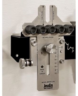 08355 3/8" Stainless Dowelling Jig with Angle