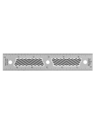 JessEm 07410 Stainless Steel 6 Inch Precision Ruler with Patented Flex ...