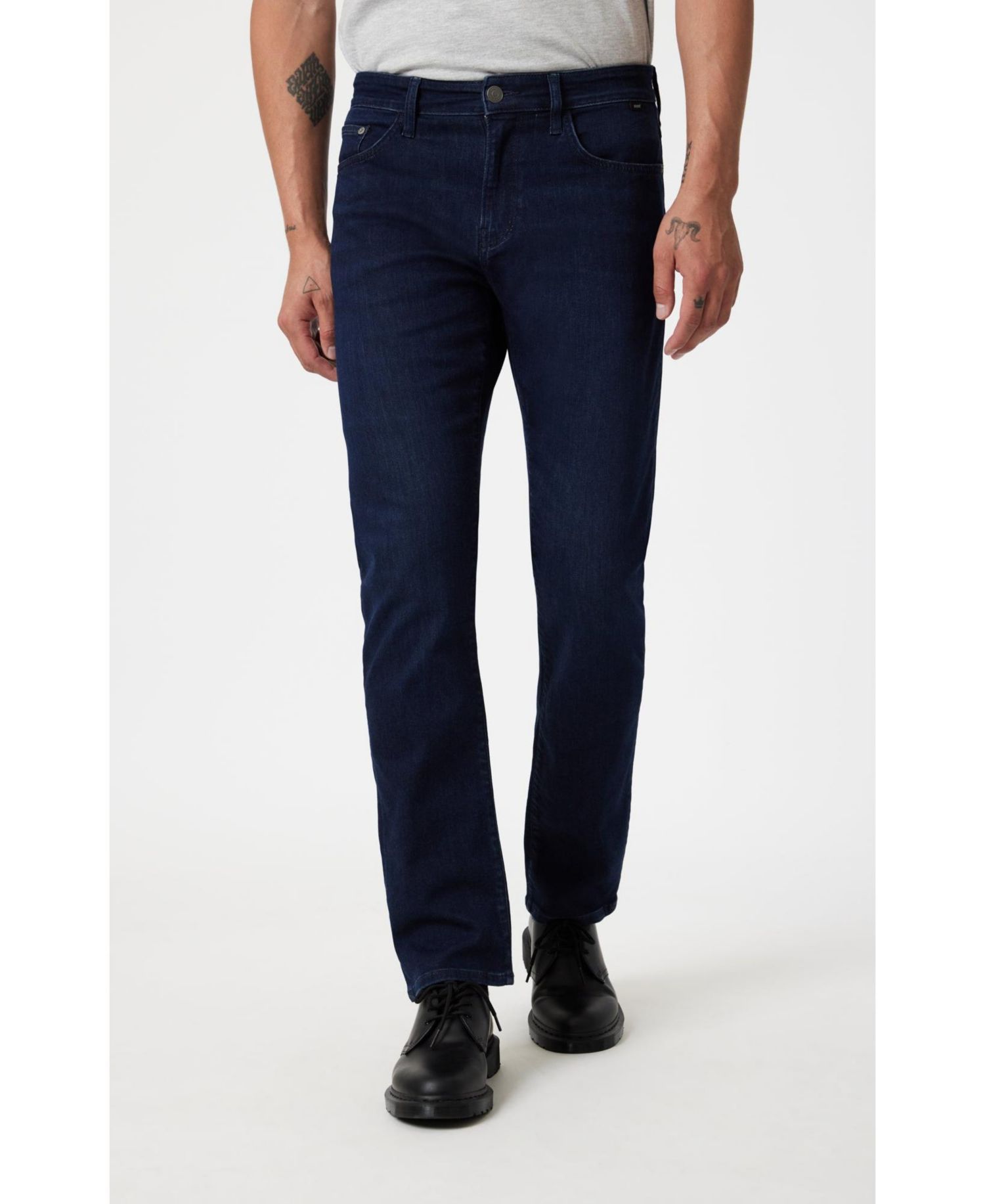 Mavi Men's Zach Straight Leg In Ink Brushed Supermove