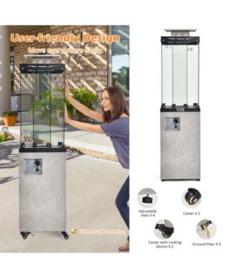 41,000 BTU Propane Patio Heater with Metal Hood
